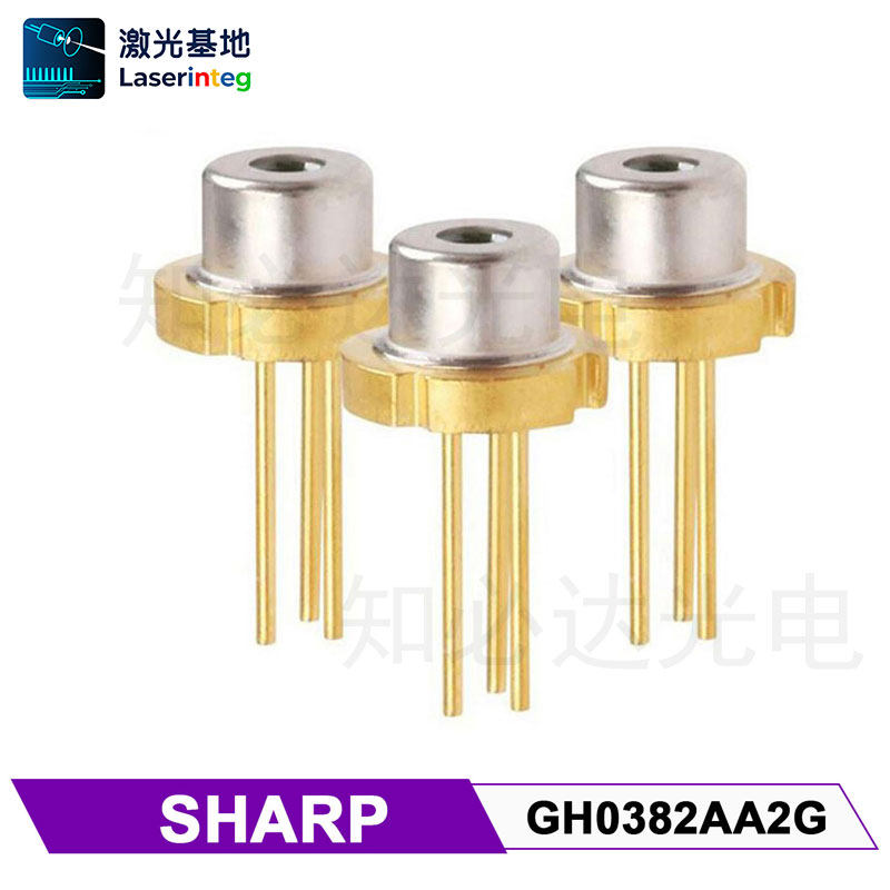 夏普Sharp 375nm 380nm 200mW 全新原装GH0382AA2G紫光激光二极管