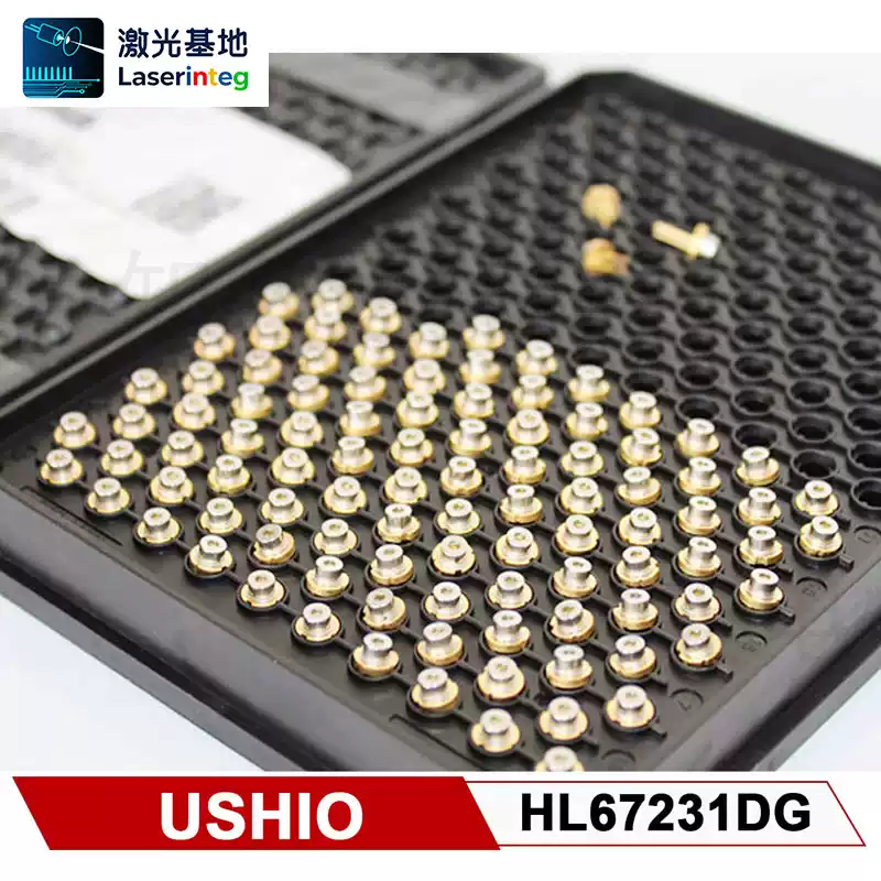 USHIO 牛尾 671nm 210mW 全新红光激光二极管 HL67231DG