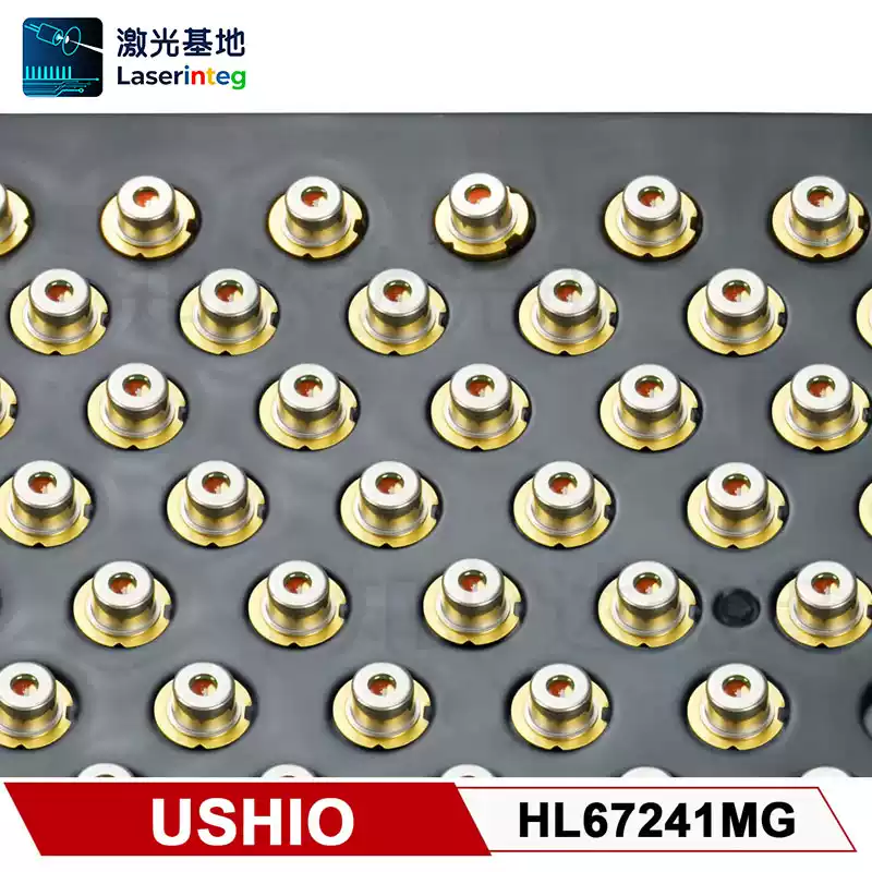 USHIO 牛尾 685nm 55mW 全新红光激光二极管 HL67241MG