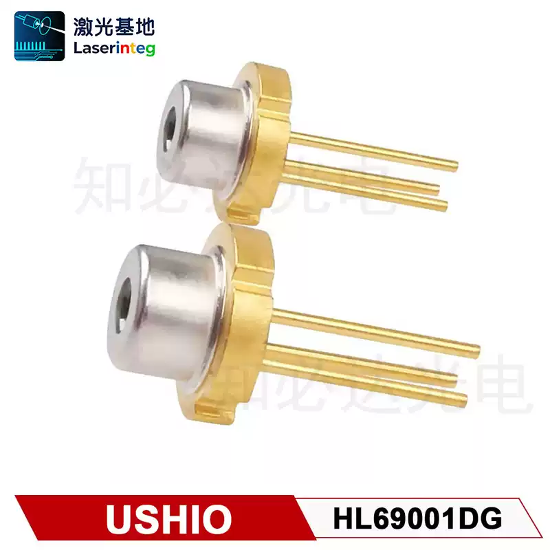 USHIO 牛尾 690nm 210mW 全新红光激光二极管 HL69001DG