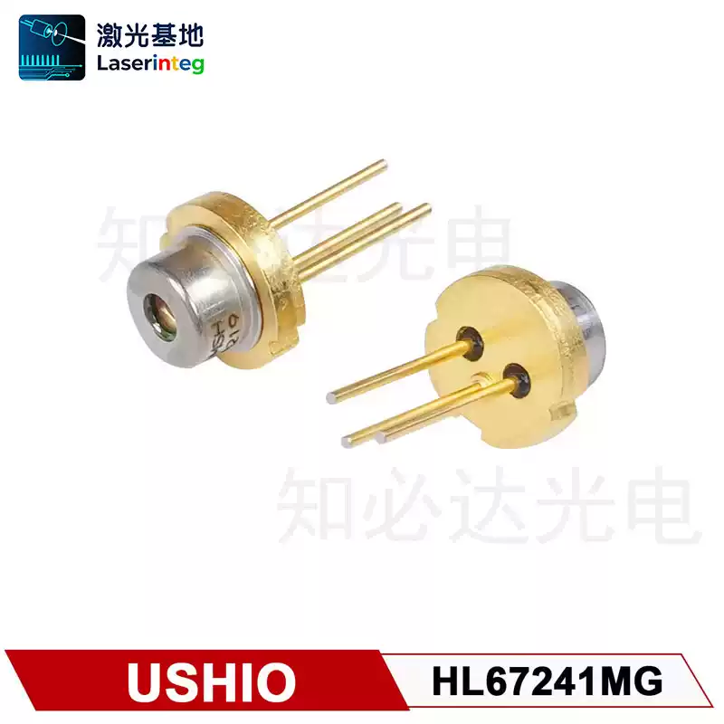 USHIO 牛尾 685nm 55mW 全新红光激光二极管 HL67241MG