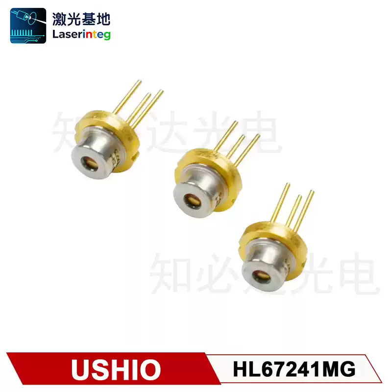 USHIO 牛尾 685nm 55mW 全新红光激光二极管 HL67241MG