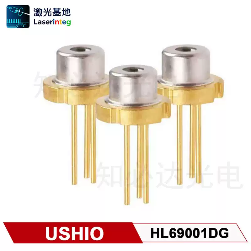 USHIO 牛尾 690nm 210mW 全新红光激光二极管 HL69001DG