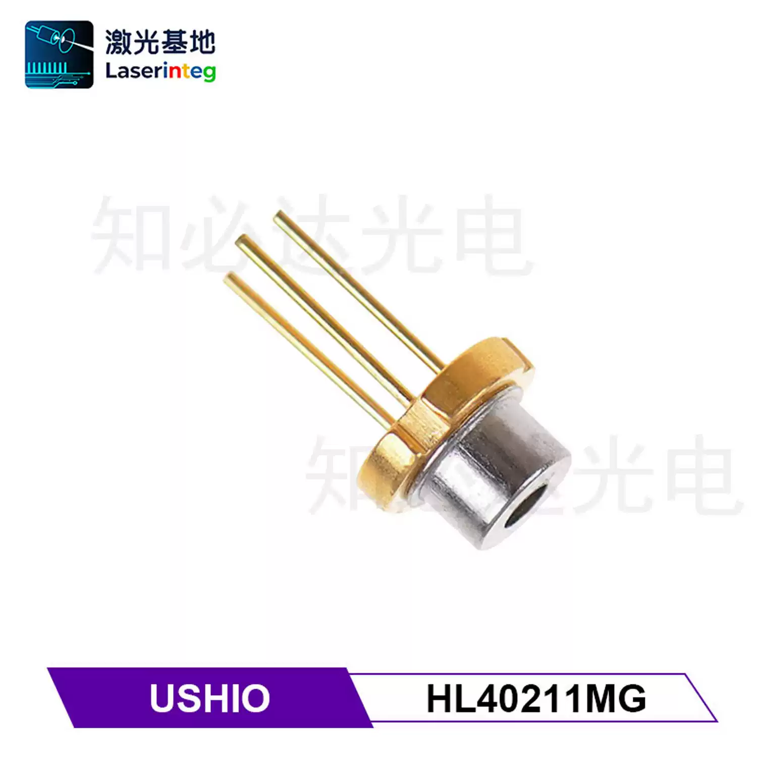 USHIO 牛尾 405nm 400mW 全新紫光激光二极管 HL40211MG/HL40213MG