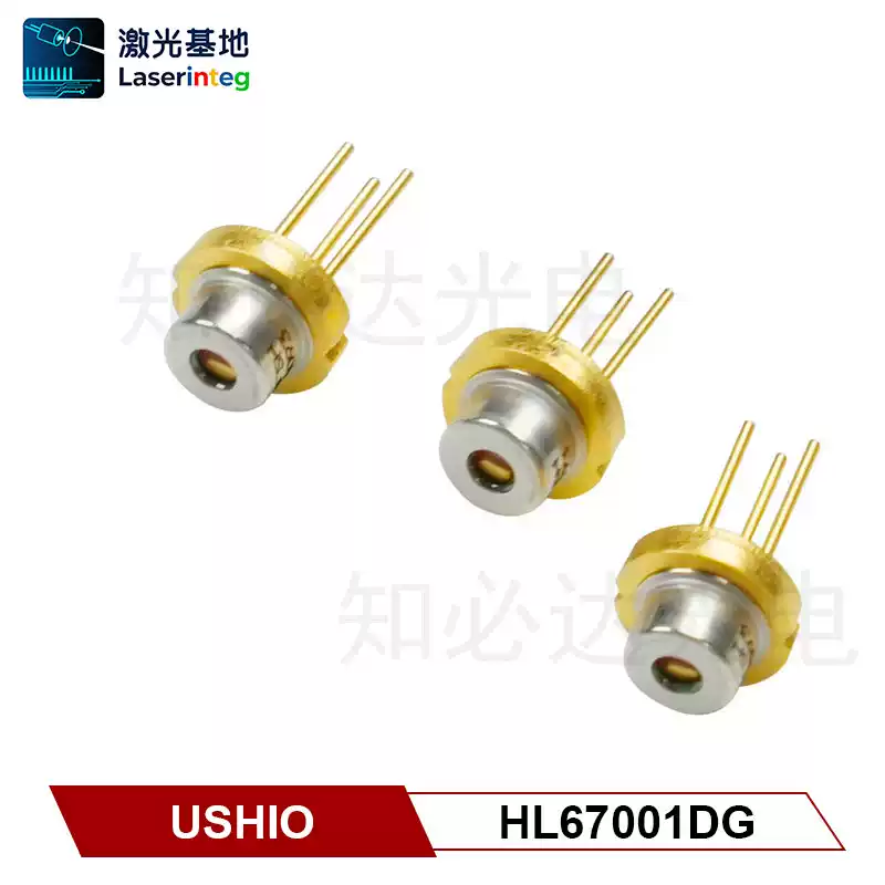 USHIO 牛尾 675nm 210mW 全新红光激光二极管 HL67001DG
