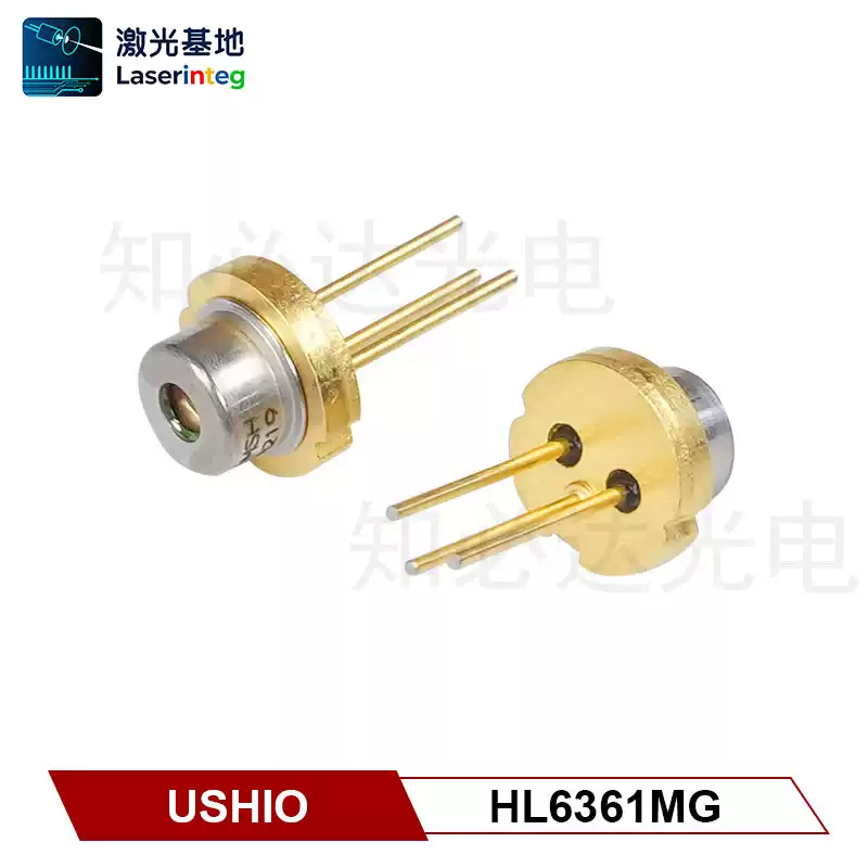USHIO 牛尾 639nm 25mW 全新红光激光二极管 HL6361MG	