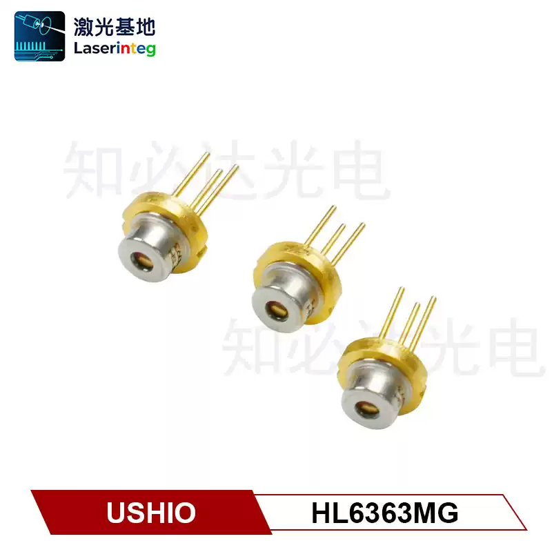 USHIO 牛尾 640nm 45mW 全新红光激光二极管 HL6363MG