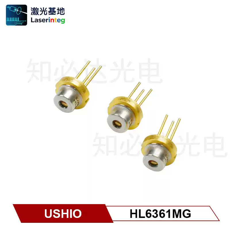 USHIO 牛尾 639nm 25mW 全新红光激光二极管 HL6361MG	